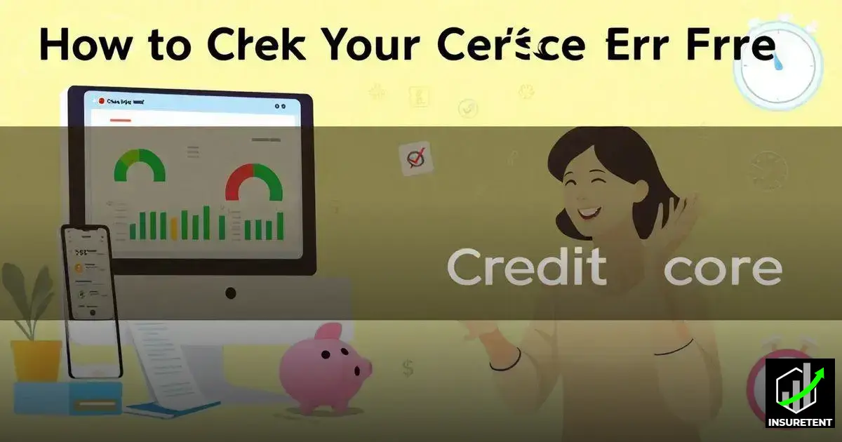 How to Check Your Credit Score for Free